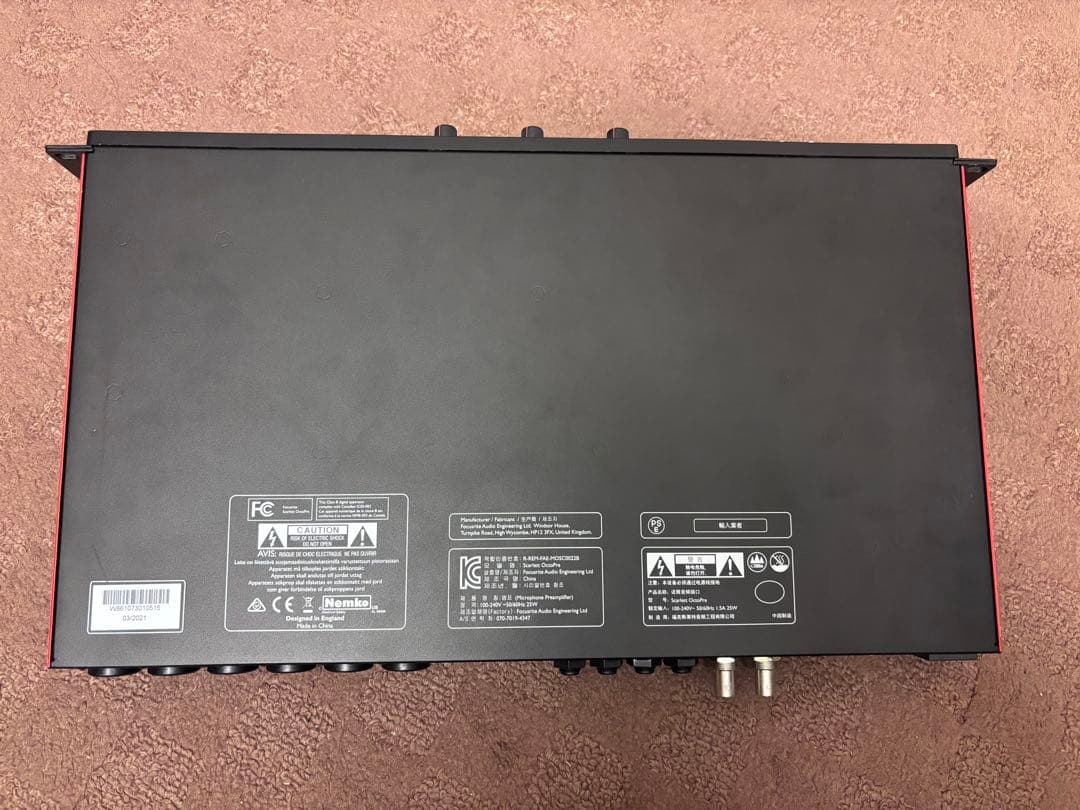 配信機器・PA機器・レコーディング機器 Focusrite Scarlett Octo Pre