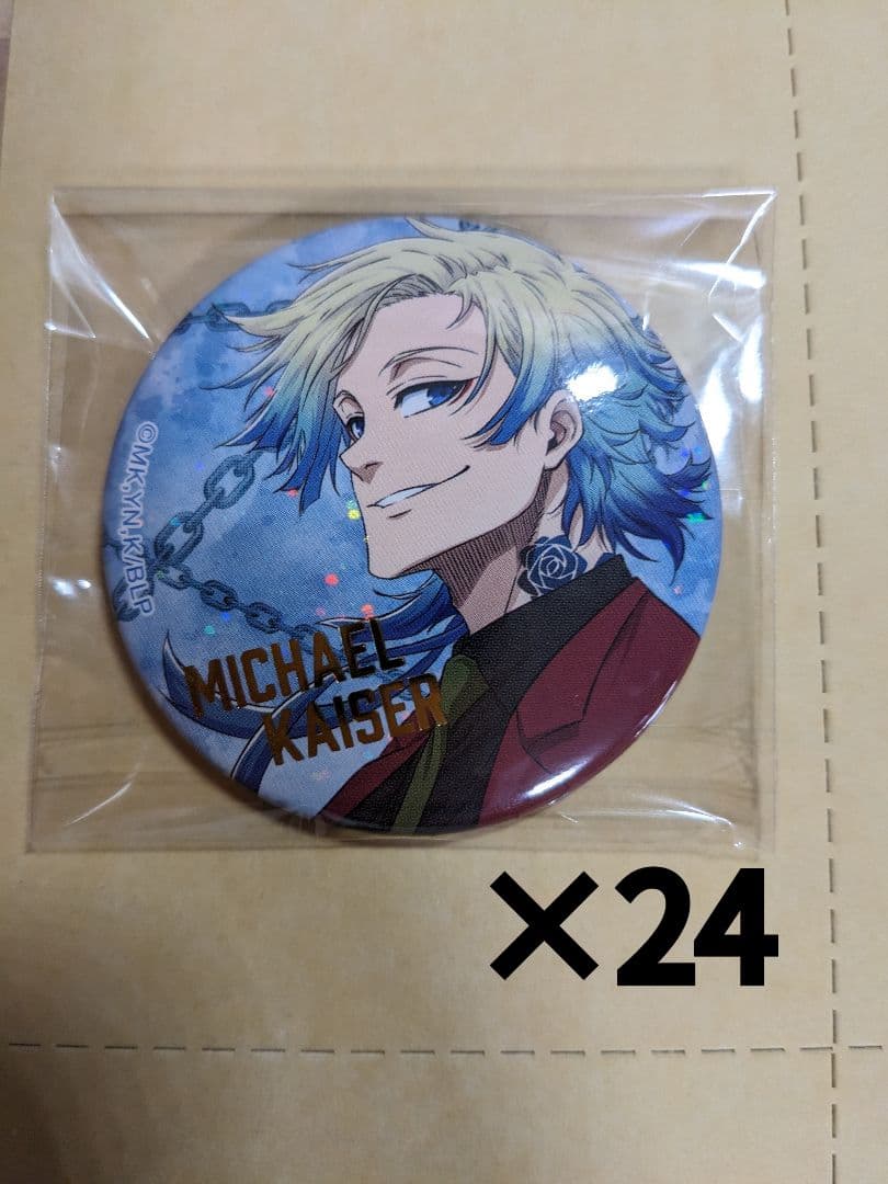 ふわり出品 ブルーロックエゴ展 缶バッジ ミヒャエル・カイザー