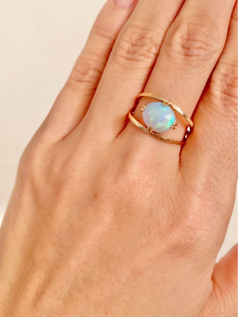 ♡理楽♡　オーダー　オパールデザインリング