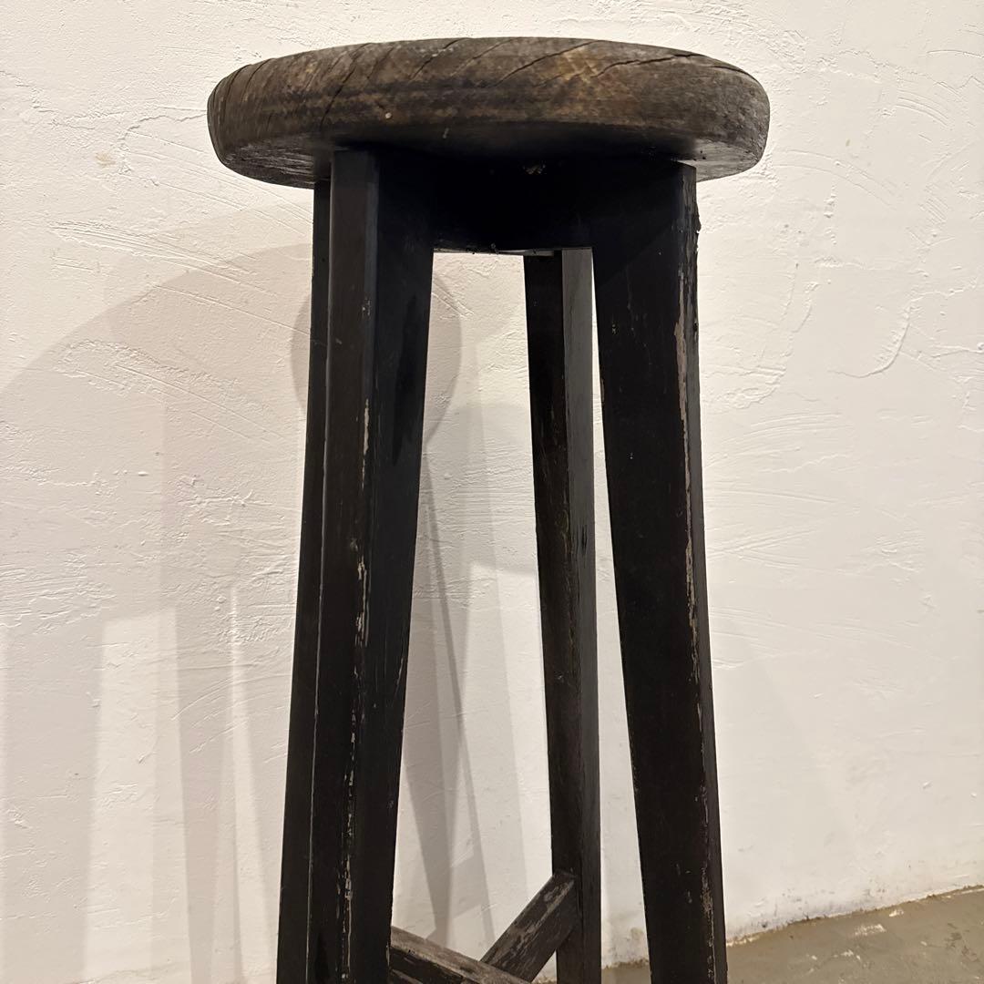 ヴィンテージ　バースツール　ペイント　ハイチェア　1