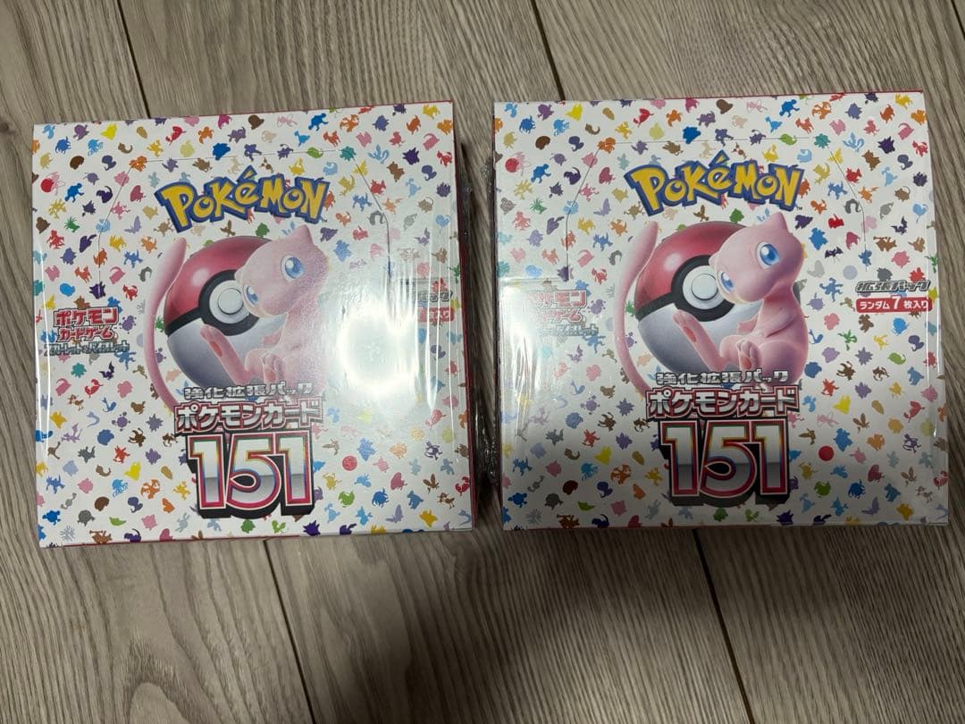 ポケモンカード151 シュリンク付き　2BOX