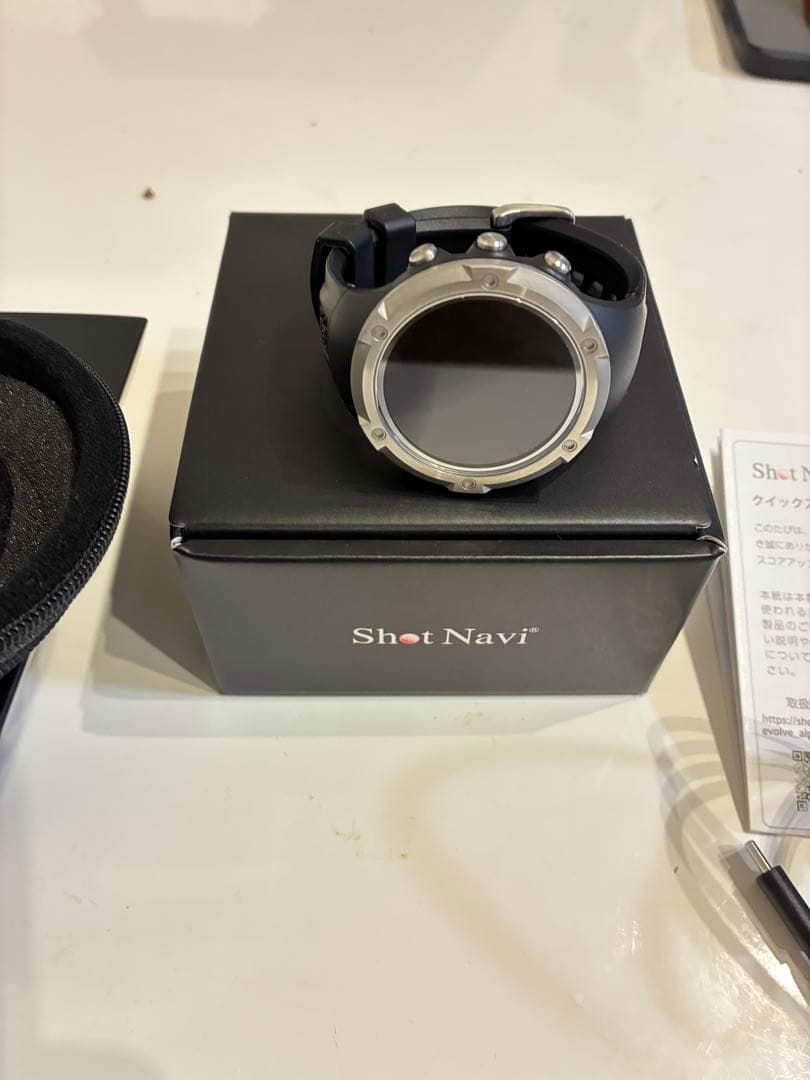 ショットナビ エボルブ アルファ Shot Navi Evolve α ブラック