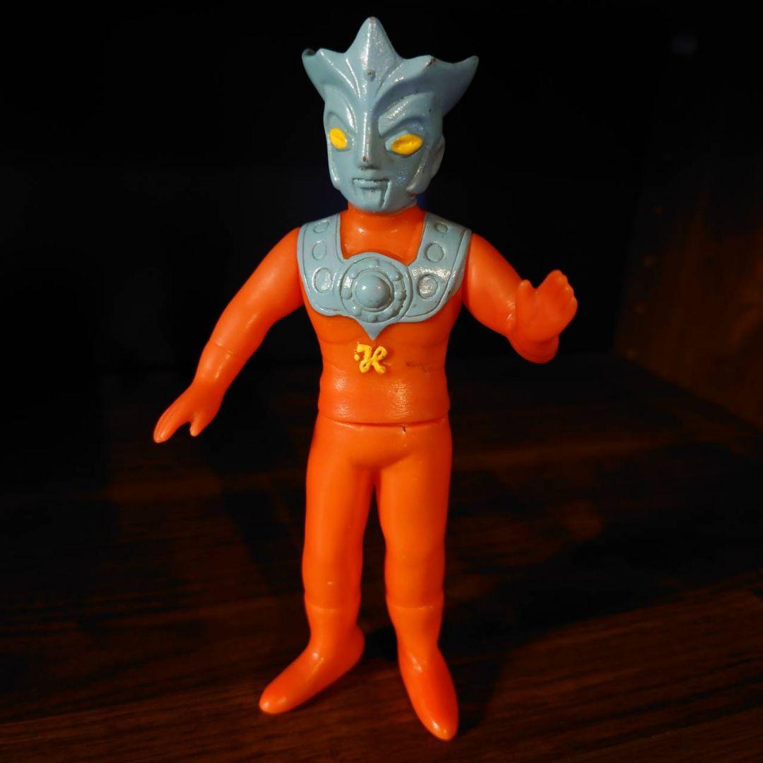 週末特価！当時物ウルトラマンレオ　無版権ソフビ　盆踊り　昭和レトロ