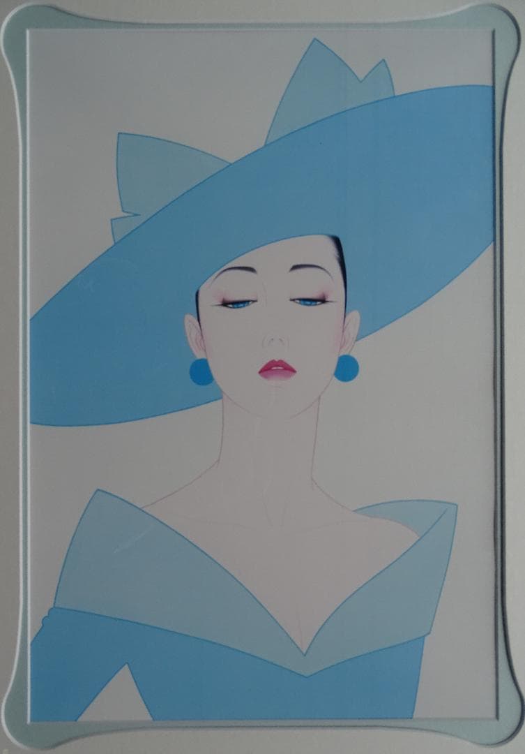 ・作者名：　鶴田　一郎・画題：　人物・技法：　複製画