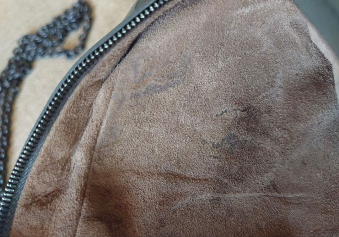 Bottega Veneta イントレチャート チェーン バッグ グレー