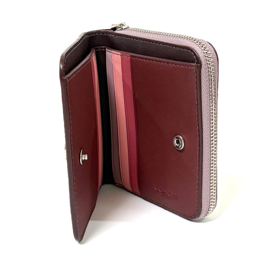 【未使用美品】COACH ビルフォールド ウォレット・カラーブロック