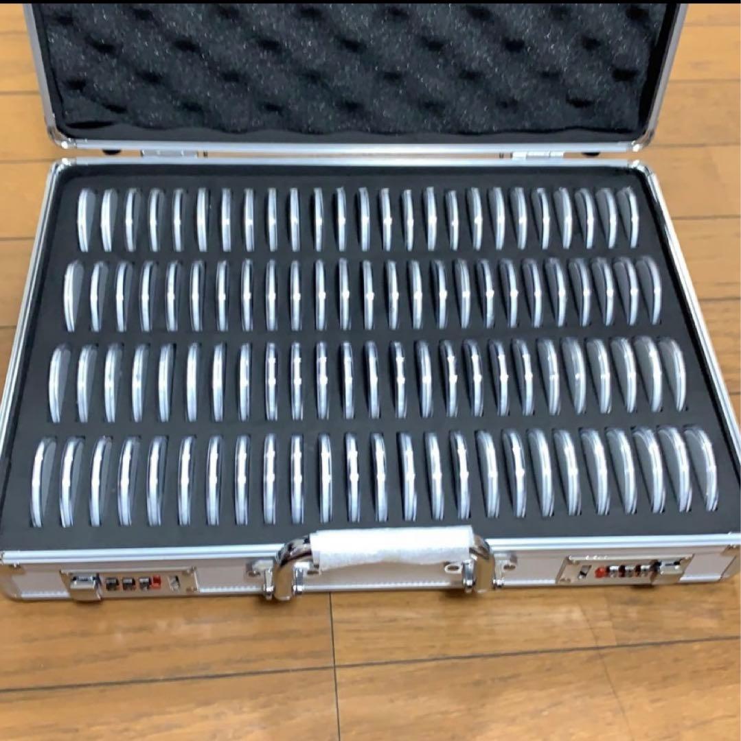 ★大容量★100枚収納アタッシュケース&100枚カプセル付き