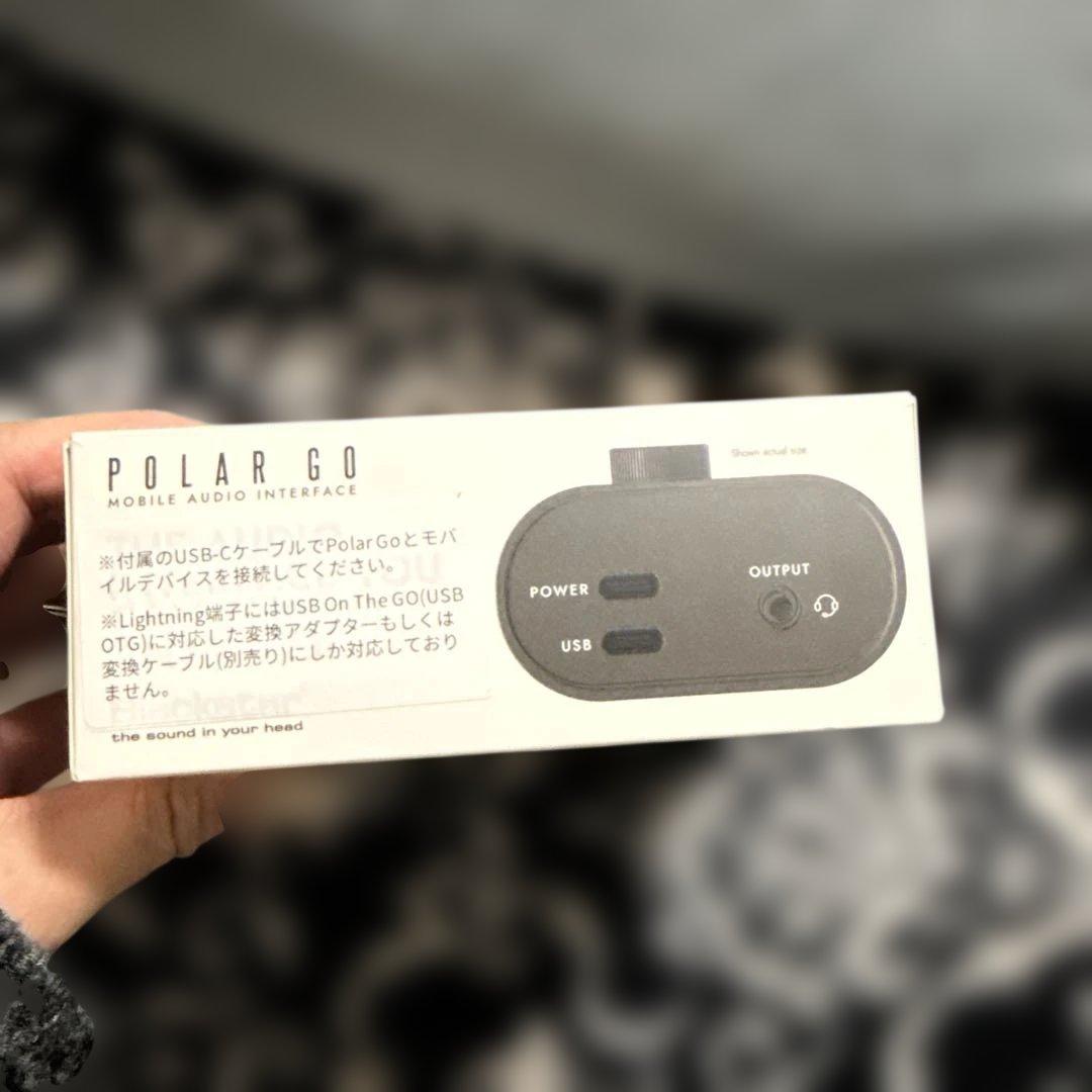 Polar Go オーディオインターフェース +48Vマイク内蔵 ブラックスター