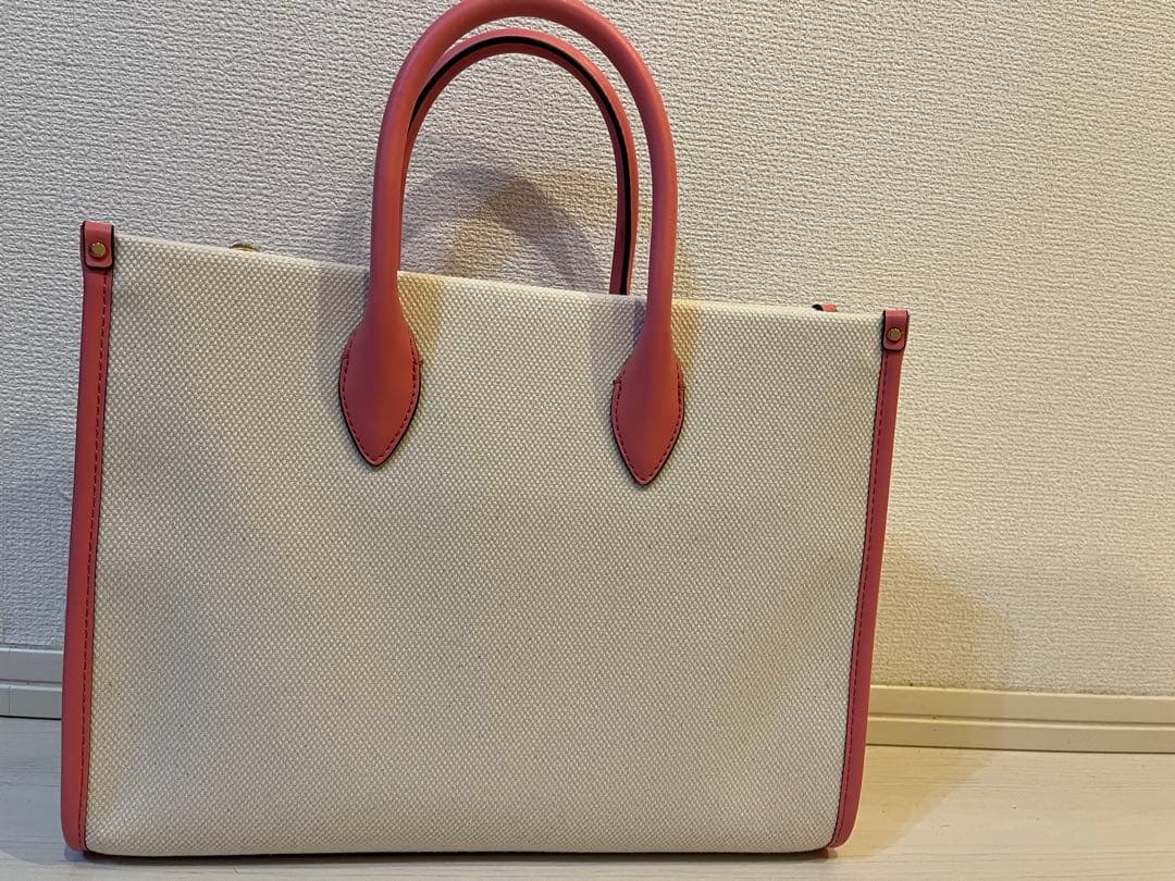 MICHAEL KORS トートバッグ ベージュ/ピンク