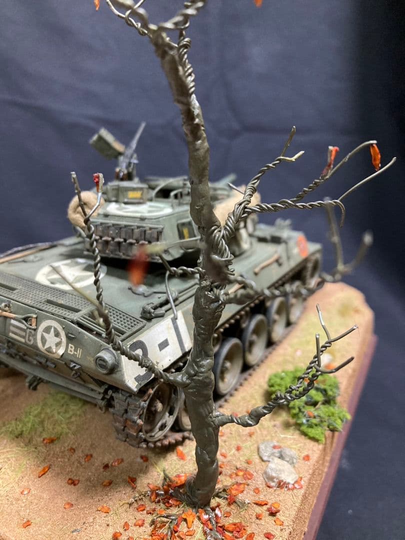 米駆逐戦車M18 ヘルキャット、イタリア　ミリタリー　ジオラマ