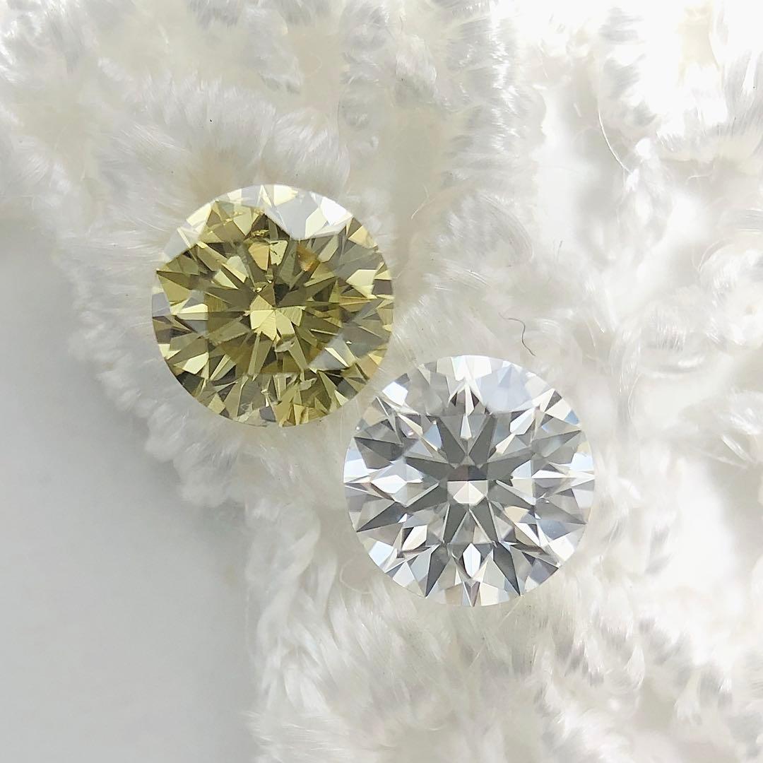 アクセサリー 0.209 Fancy Brownish Green Yellow SI-2