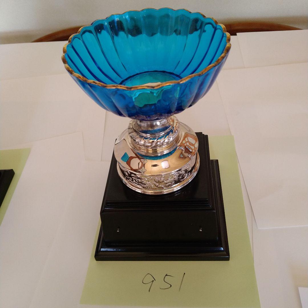 No.951 ブルー、ガラスカップ