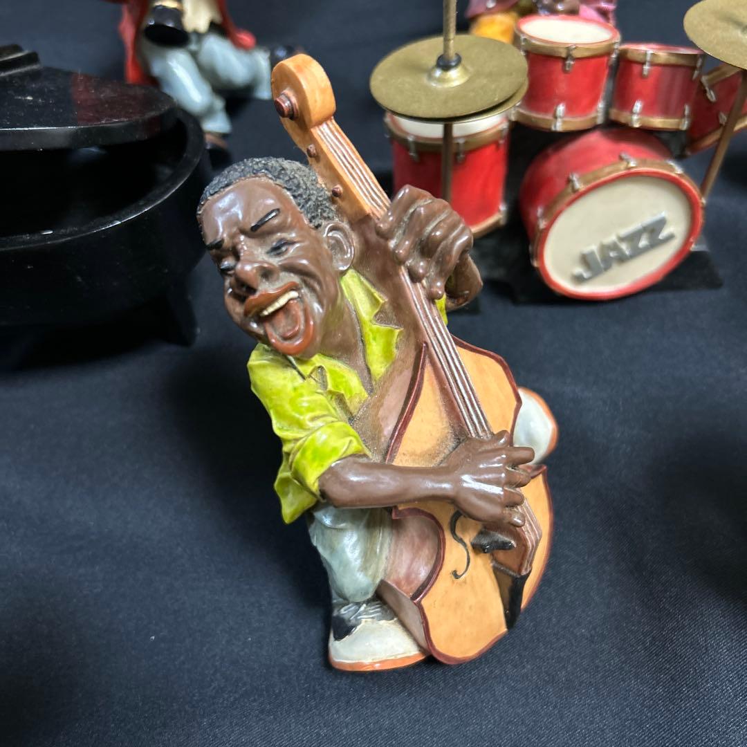 ジャズバンド 置物 フィギュア 元箱付属