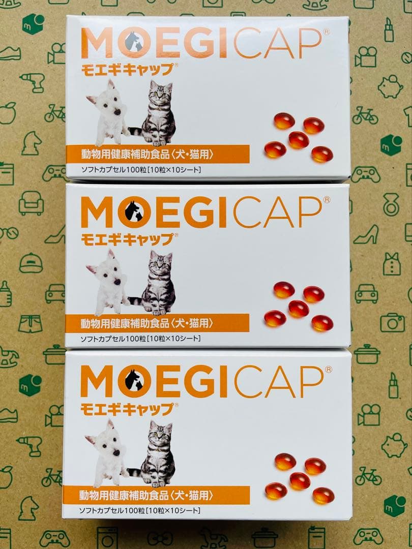モエギキャップ 100粒×3箱【賞味期限:2027.06】