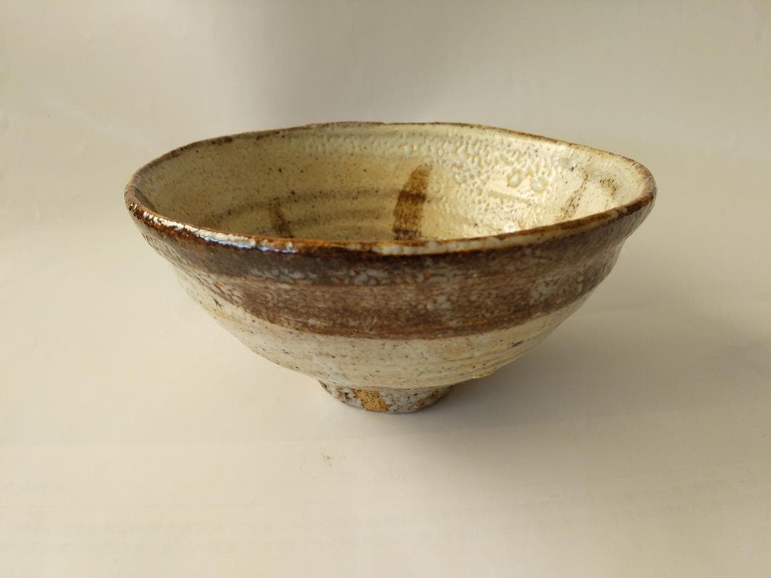 灰釉鉄彩茶碗 喜兵窯 猪飼祐一 作 茶碗 共箱 共布 栞 茶器 抹茶碗 新品