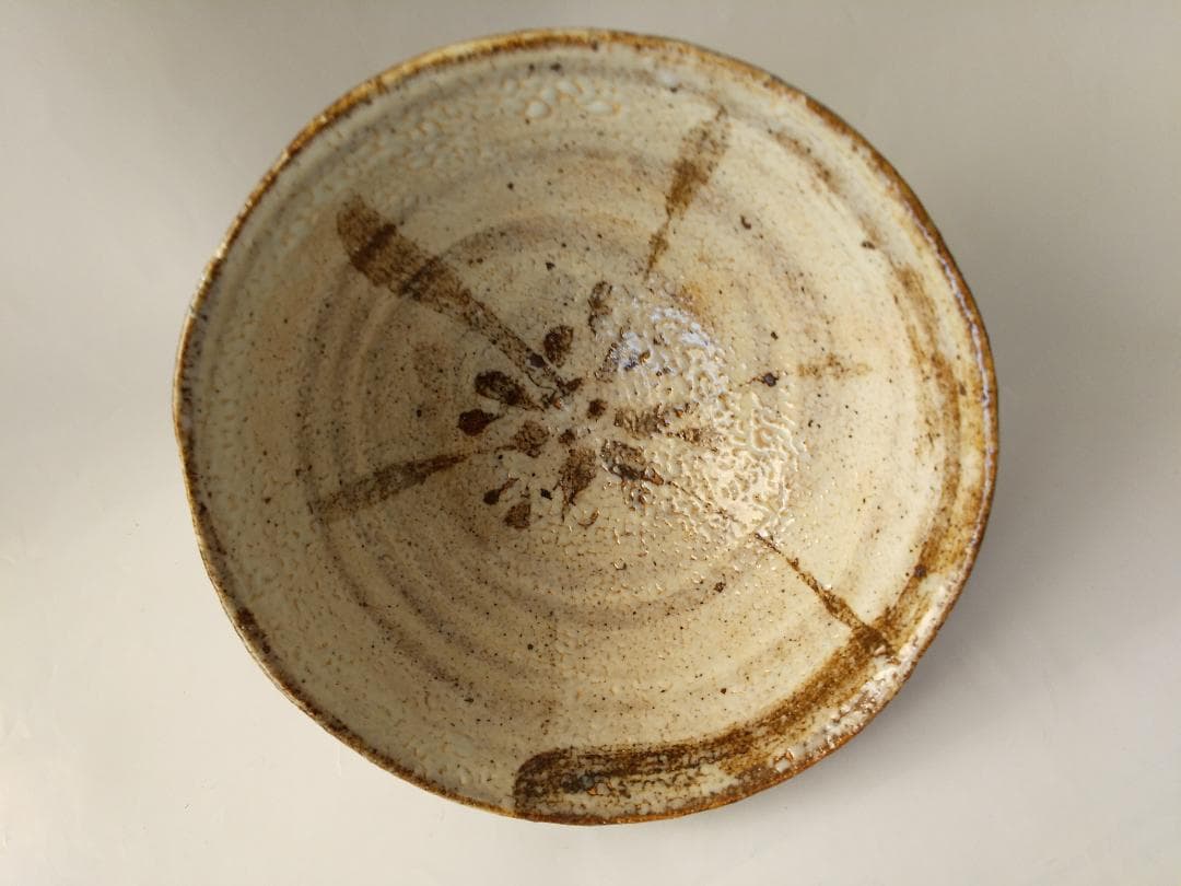 灰釉鉄彩茶碗 喜兵窯 猪飼祐一 作 茶碗 共箱 共布 栞 茶器 抹茶碗 新品