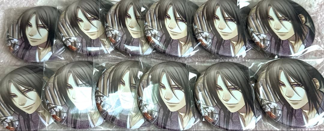 薄桜鬼　遊戯録　隊士達の大宴会　ebten エビテン　缶バッジ　土方　12点