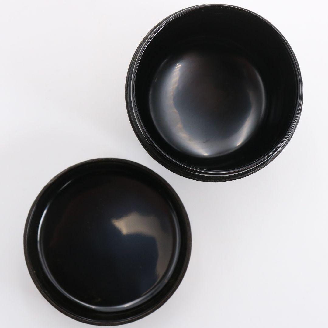 蒔絵師 筑城良斉作 柳蒔絵 中棗 和紙張 茶道具 共箱　V932