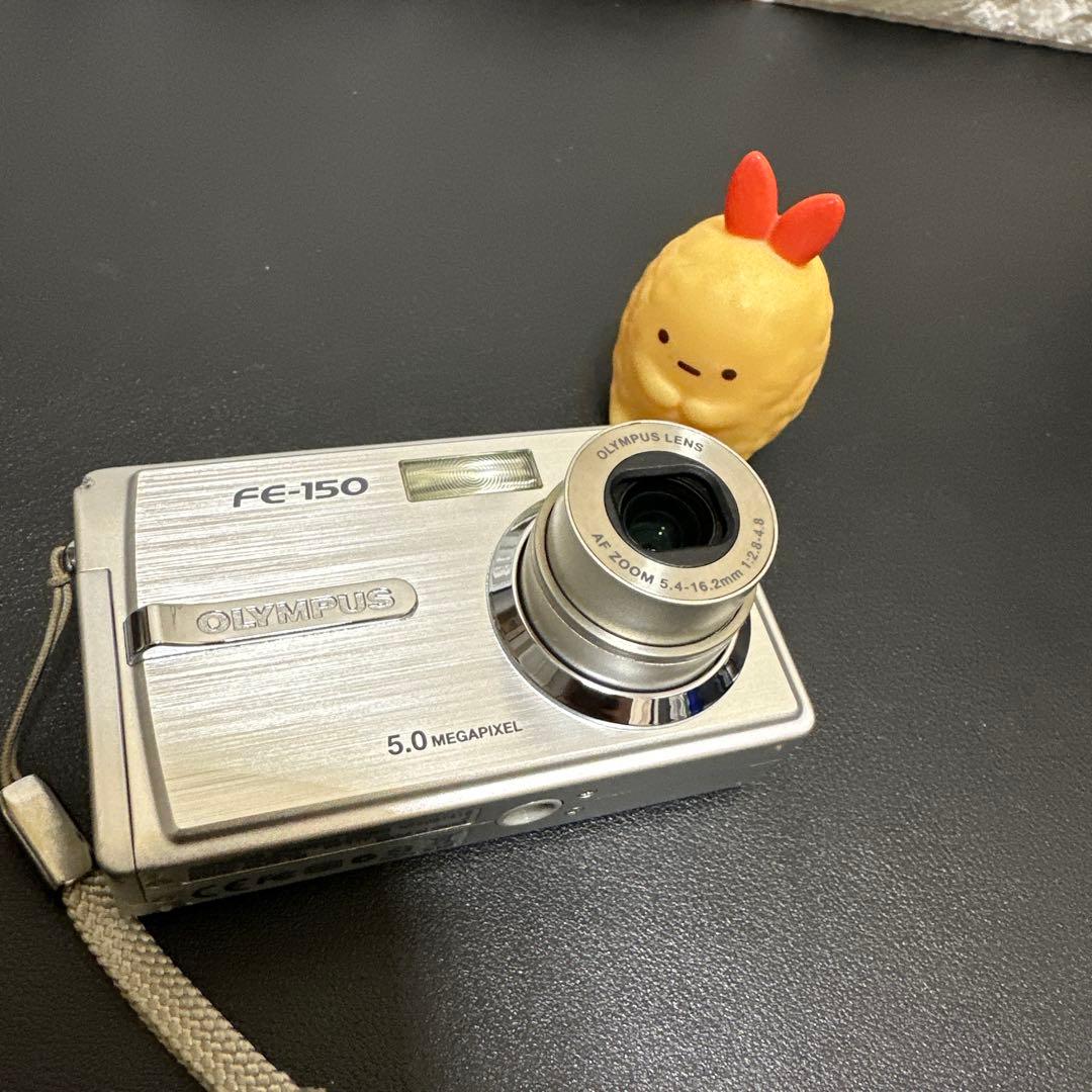 OLYMPUS FE-150 CAMEDIA 動作品　中古良品　xdカード付き