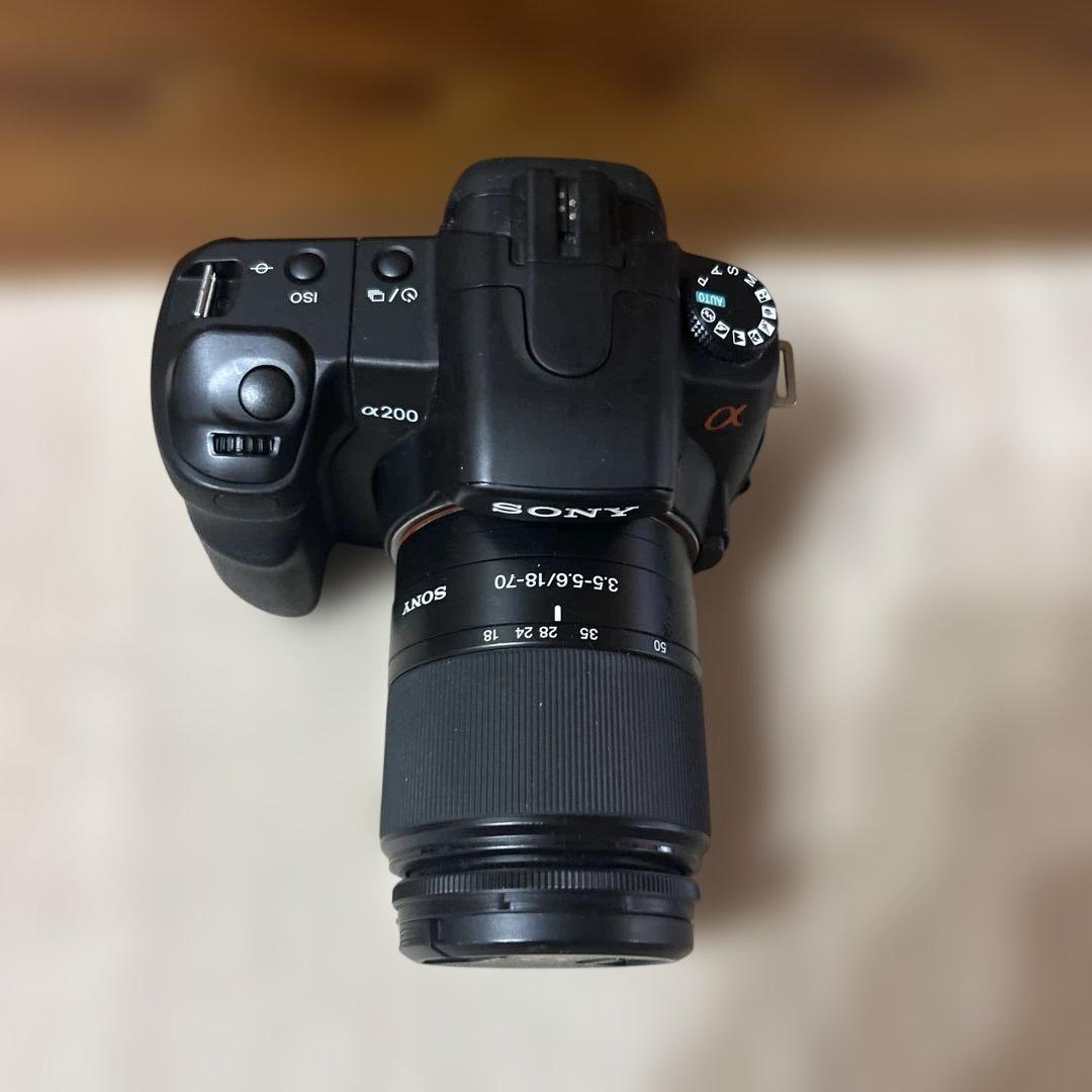 SONY デジタル一眼　α200 ボディ DSLR-A200 ブラック　動作良好
