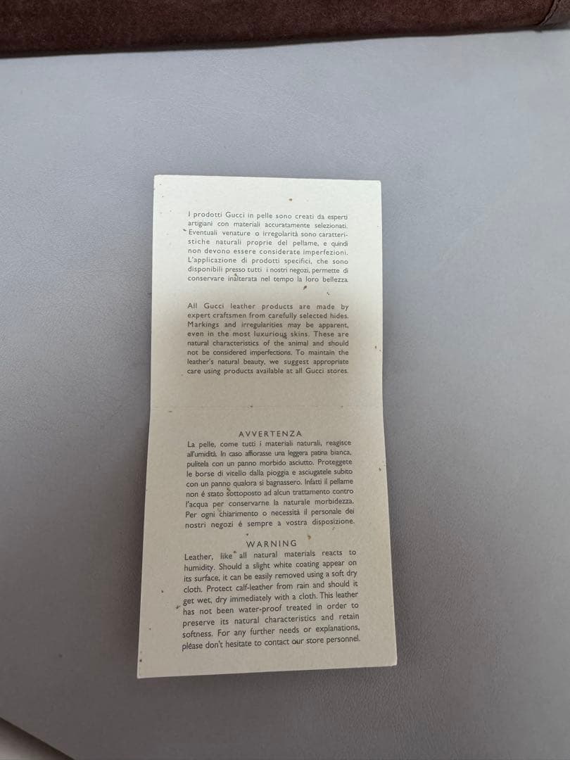 GUCCI バンブーハンドル トートバッグ(スエード、ブラウン)