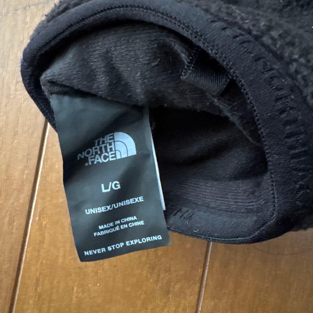 シュプリーム　ノースフェイス　手袋　フリース　グローブ　黒　ブラック