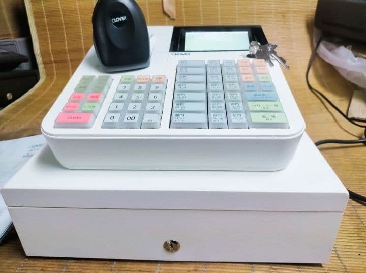 クローバーレジスター　JET-670上位スキャナ付き　PC連携　119933