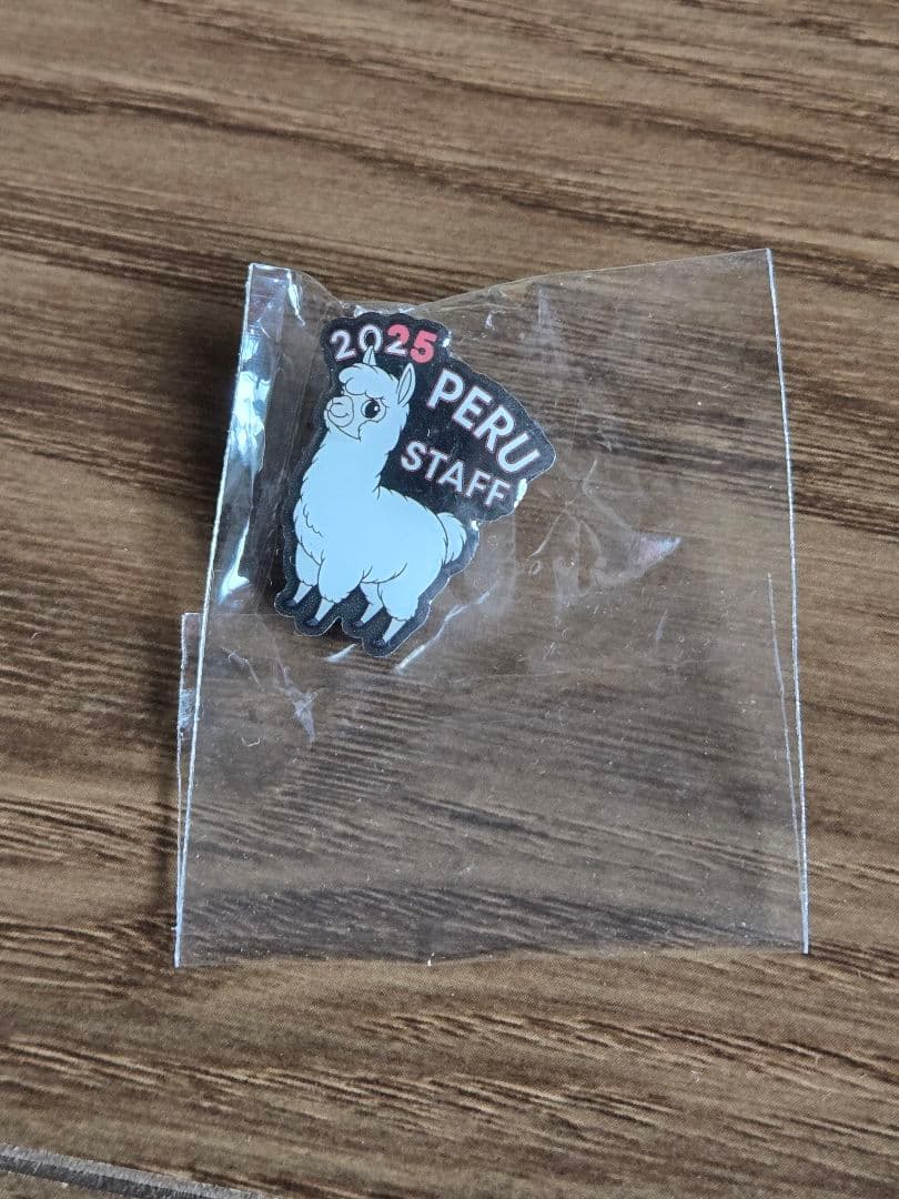 関西万博ペルーパビリオン　スタッフ用ピンバッジ 非売品