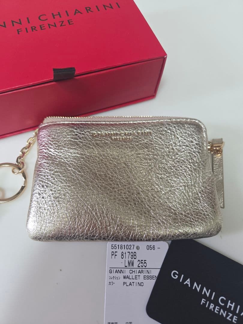 ジャンニキアリーニ　キーリングミニウォレット