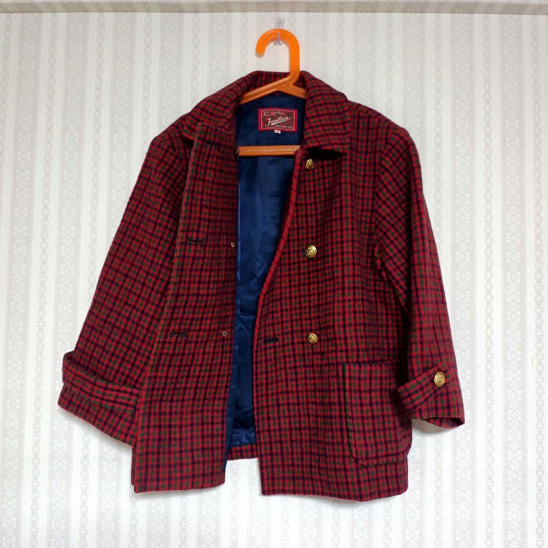 【美品】ファミリア ピーコート 130サイズ 総裏地