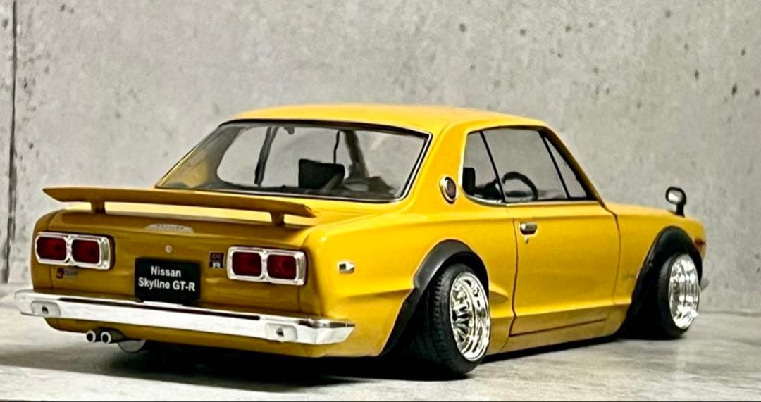 国産名車 1/24 スカイライン GT-R カスタム ジオラマ 旧車 ミニカー