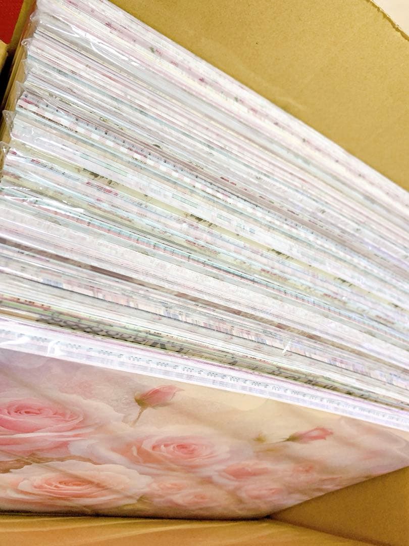 デザペ/デザインペーパーA4/特殊紙/トレペ/大量まとめ売り/段ボール/断捨離