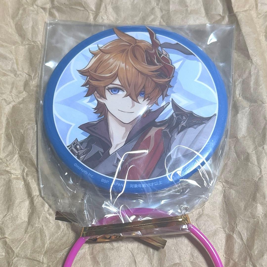 原神 namco SEGA GIGO プライズ 缶バッジ タルタリヤ