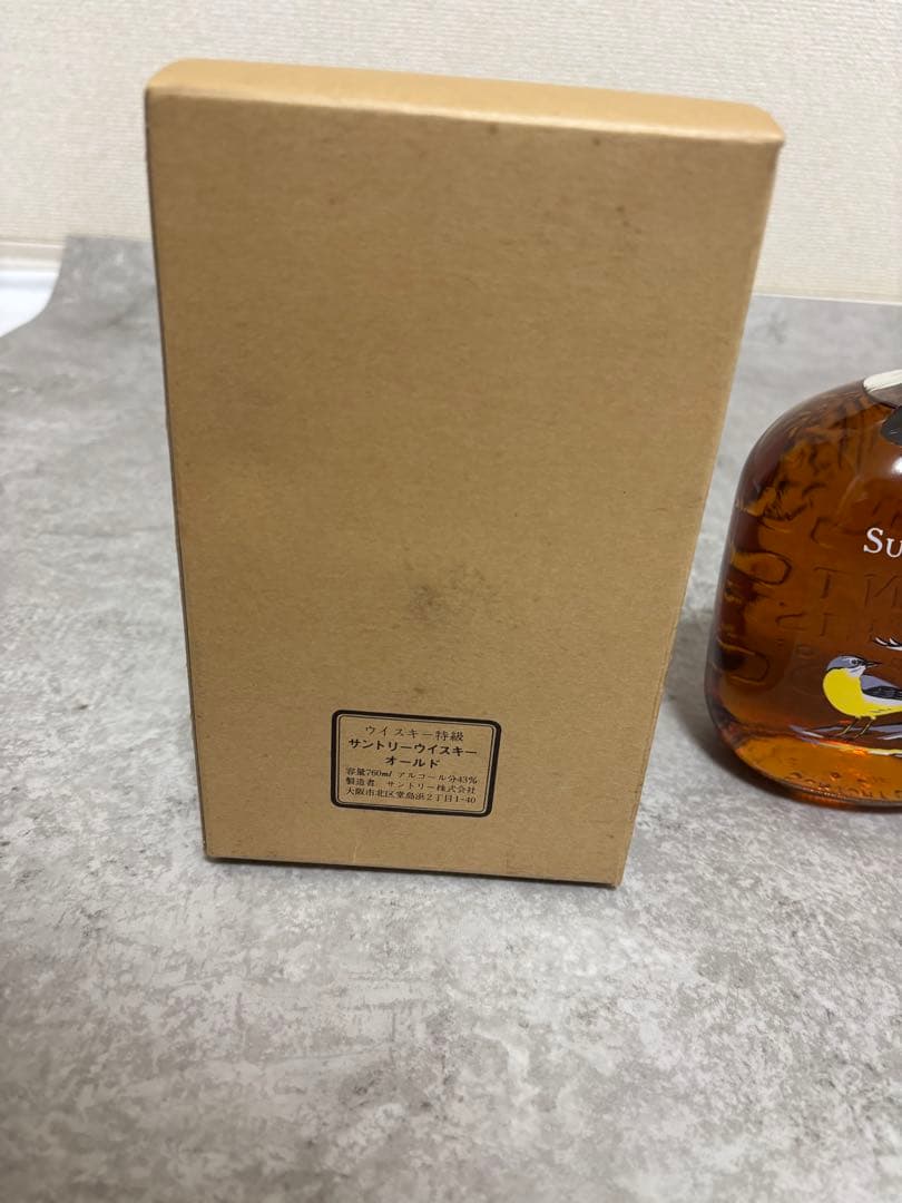SUNTORY OLD WHISKY バードボトル　キセキレイ　特級　ウイスキー