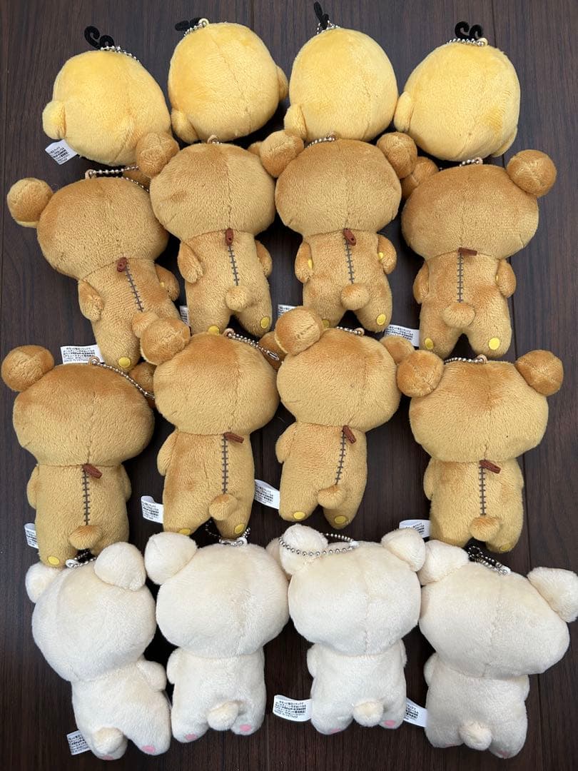 新品 ゆるっと毎日リラックマ ボールチェーン付きぬいぐるみ 16点セット