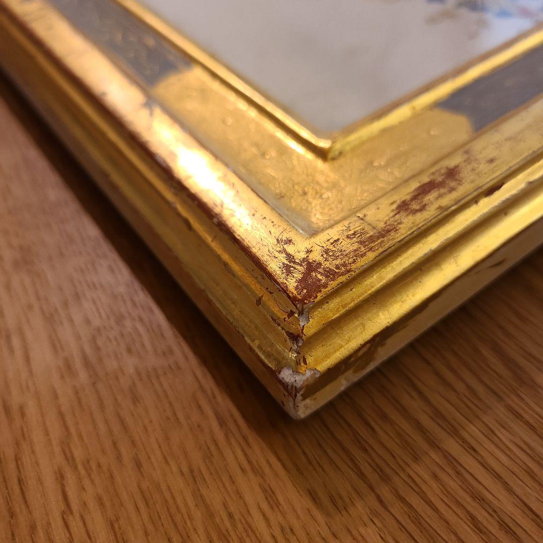 瀬本容子「真夏の夜の夢 祝典」ガラス絵 羊皮紙絵