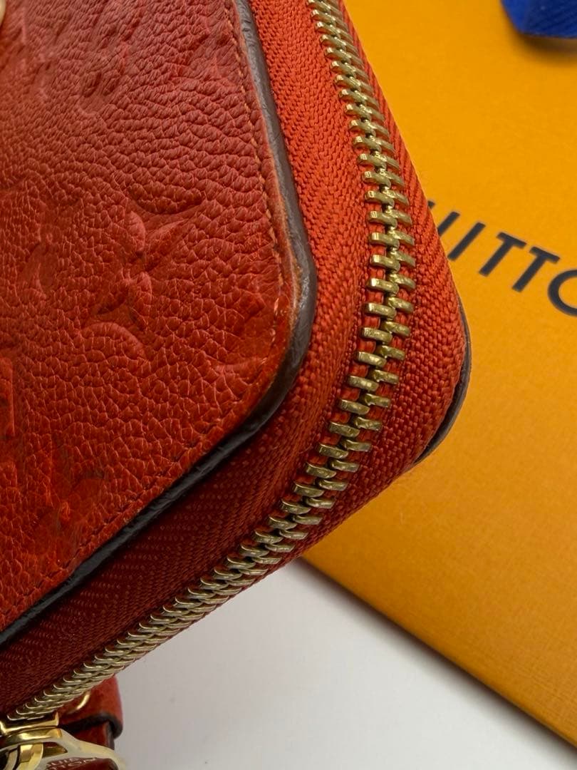 新春セール！Louis Vuitton 二つ折り財布 オレンジ