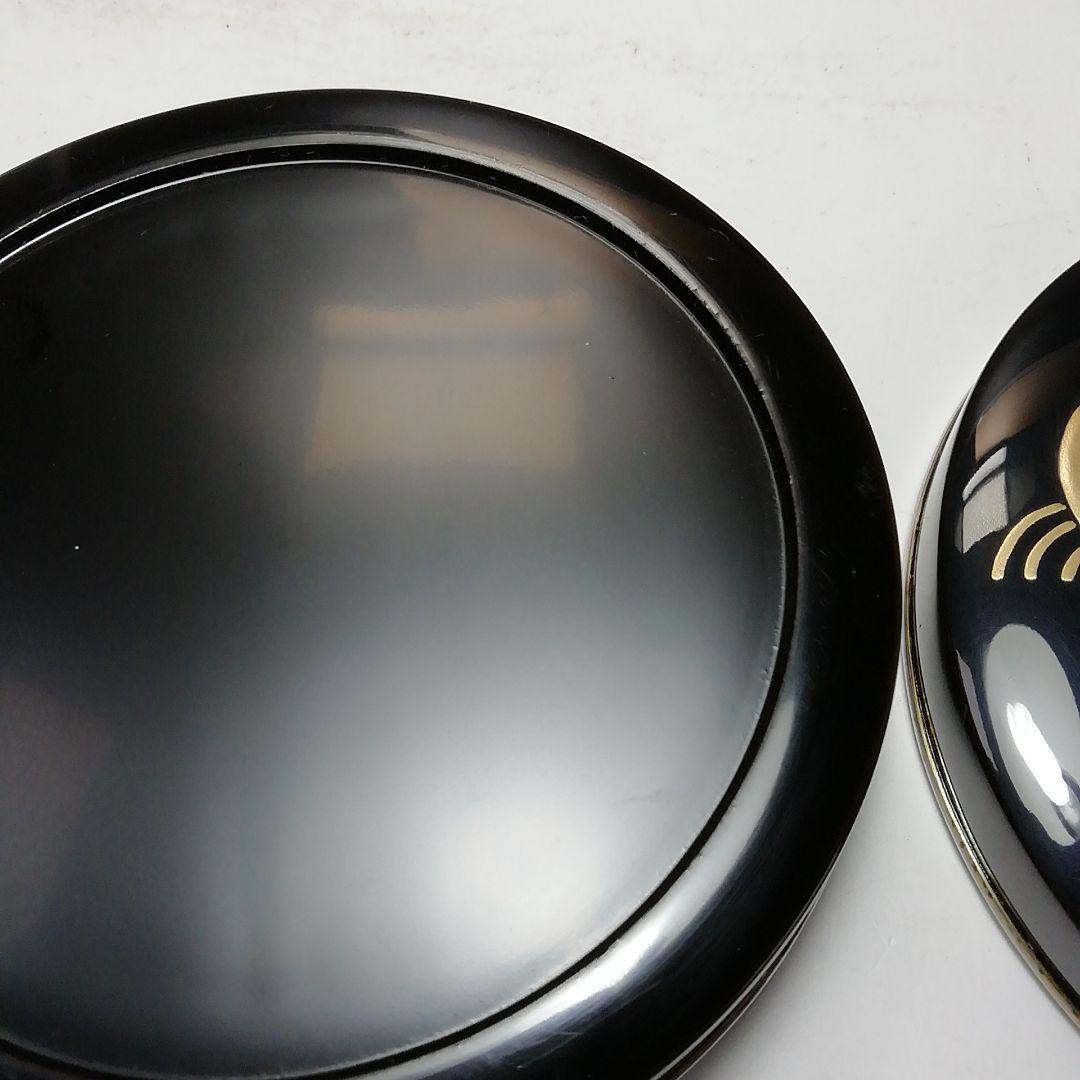 Ｓ７２４　香合　『つぼつぼ青海波蒔絵』『司峯造』　共箱　茶道具