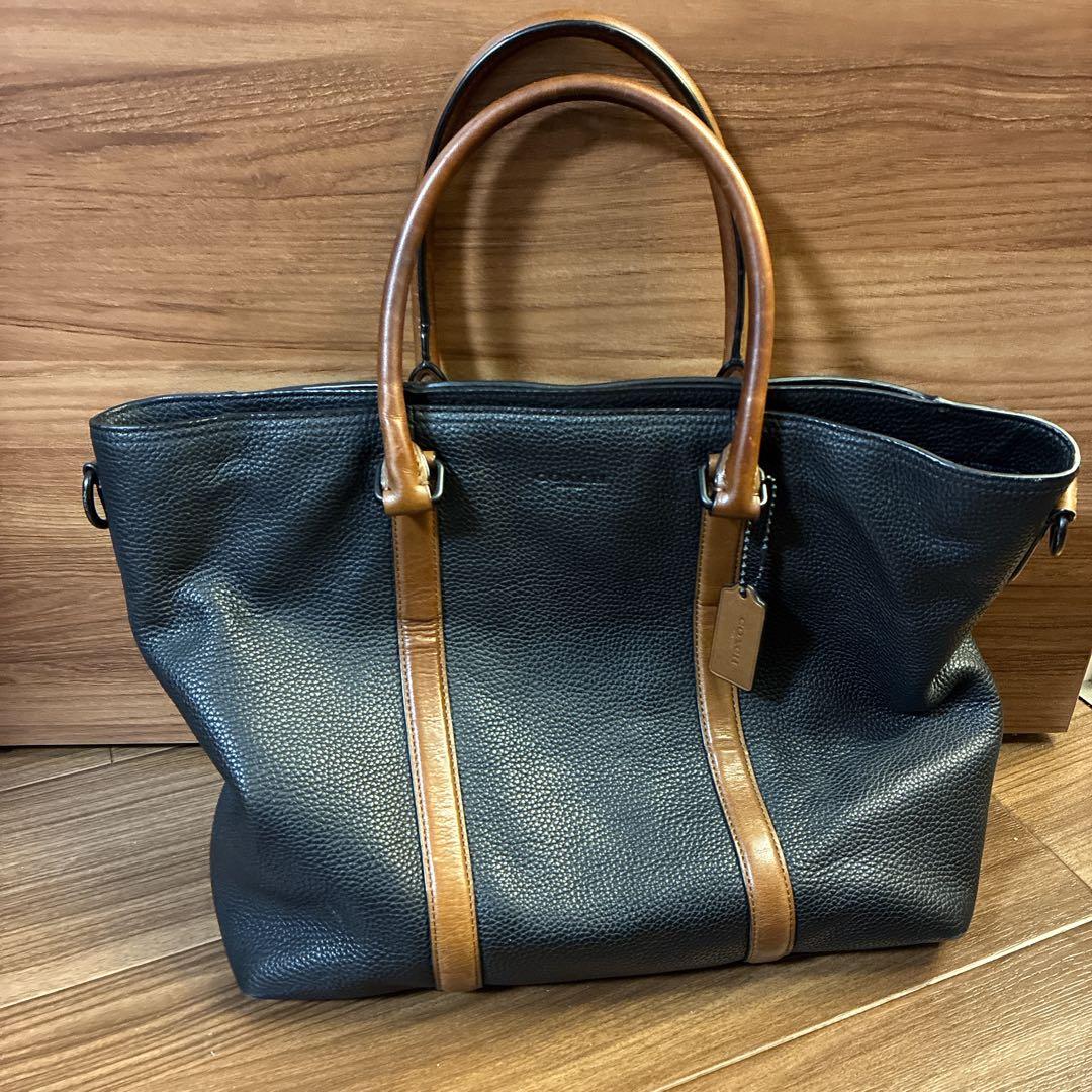 COACH メンズレザートートバッグ