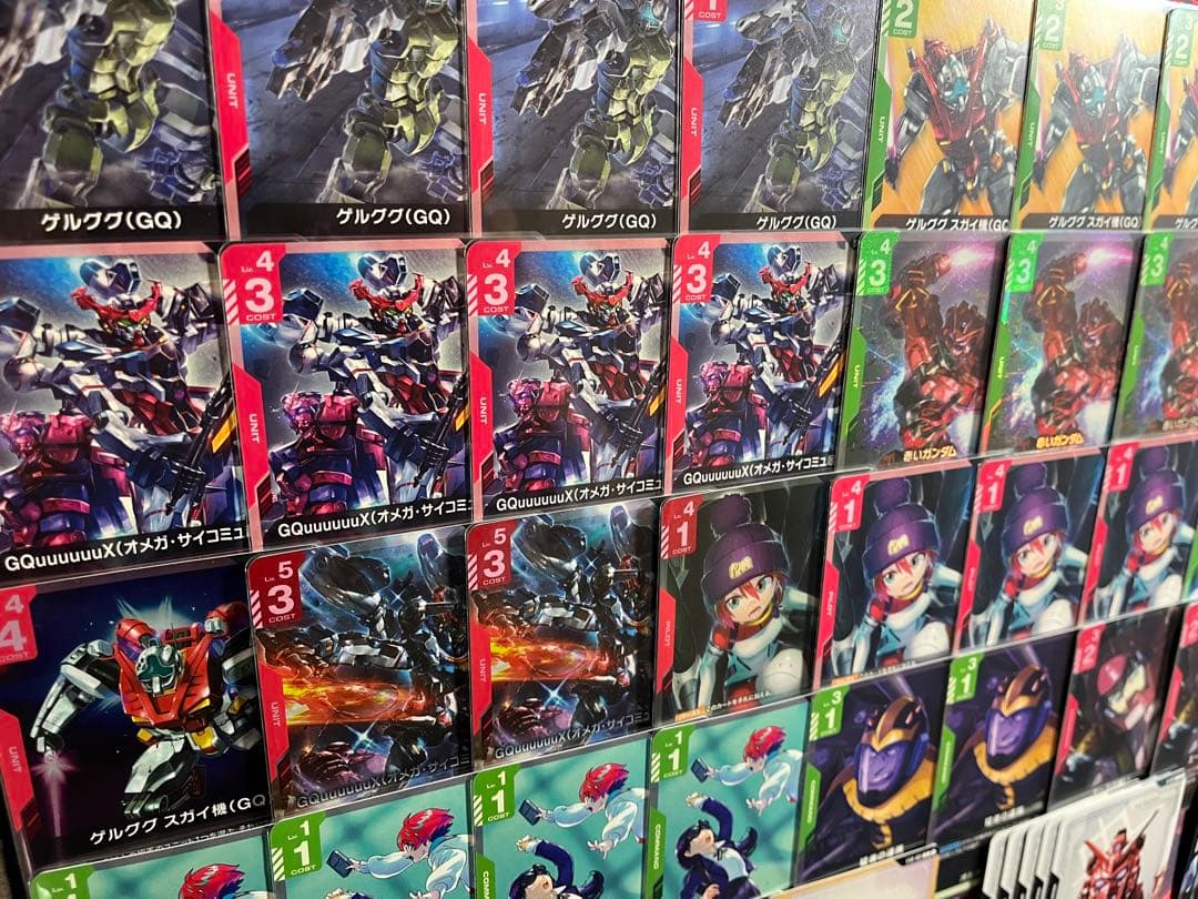 ガンダムカードゲーム　構築済デッキ ジークアクス　赤緑　GQuuuuuuX