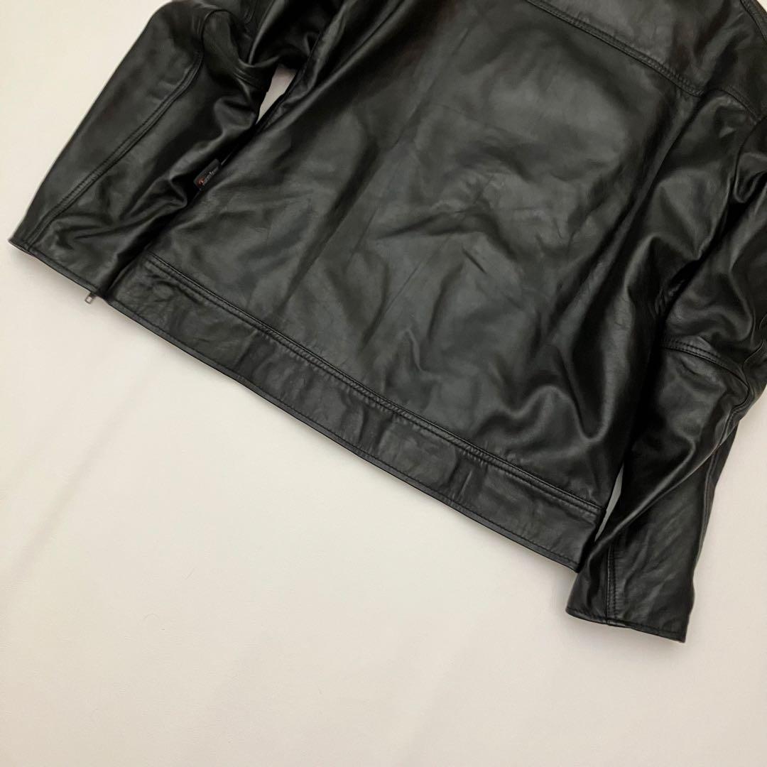 ✨未使用品　タグ付き✨ kaedear シングルライダース　ラムレザー　ブラック