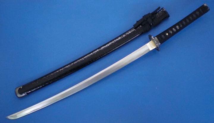 お濃 拵え 中刀 模造刀 美術刀　新品未使用　送料無料　黒　金属刃