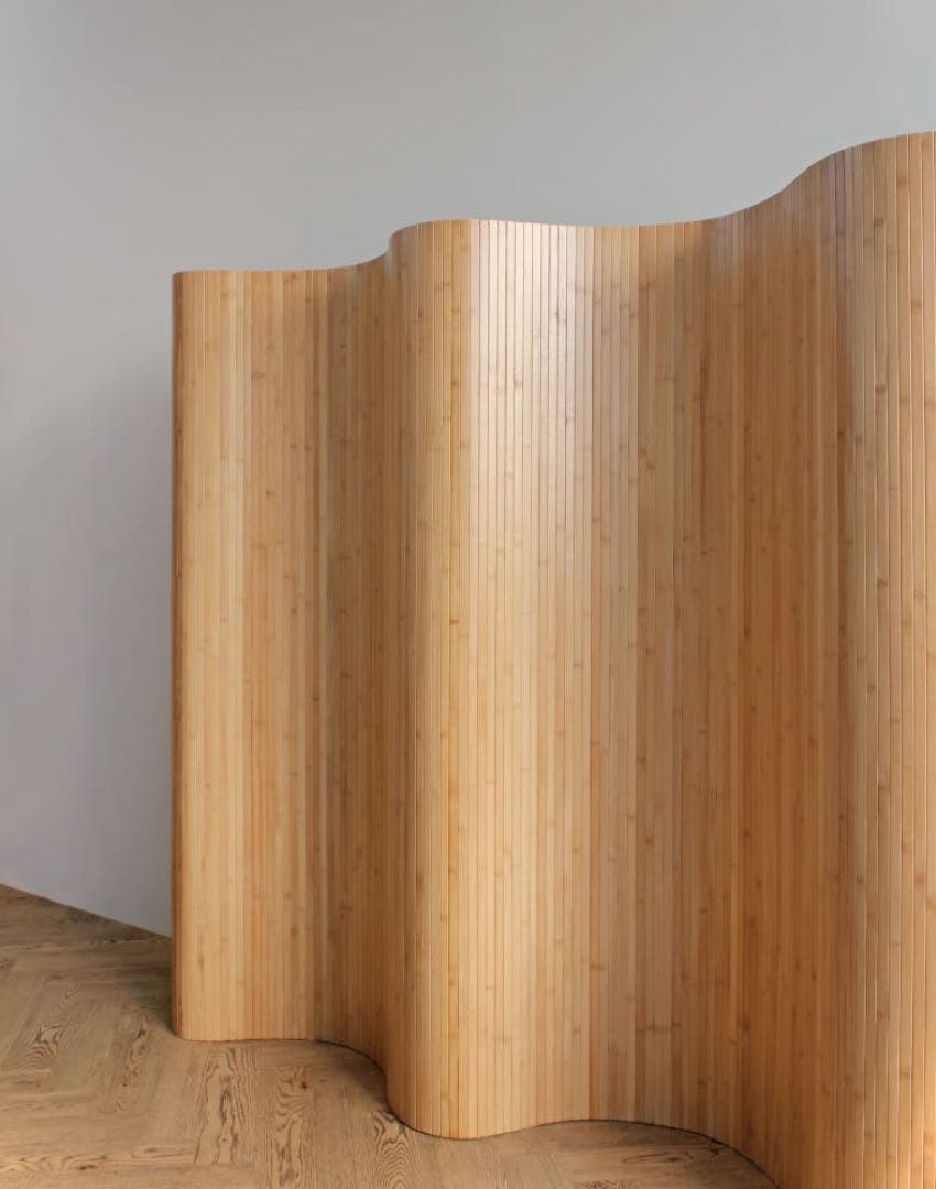 木製　ヴィンテージ　パーテーション