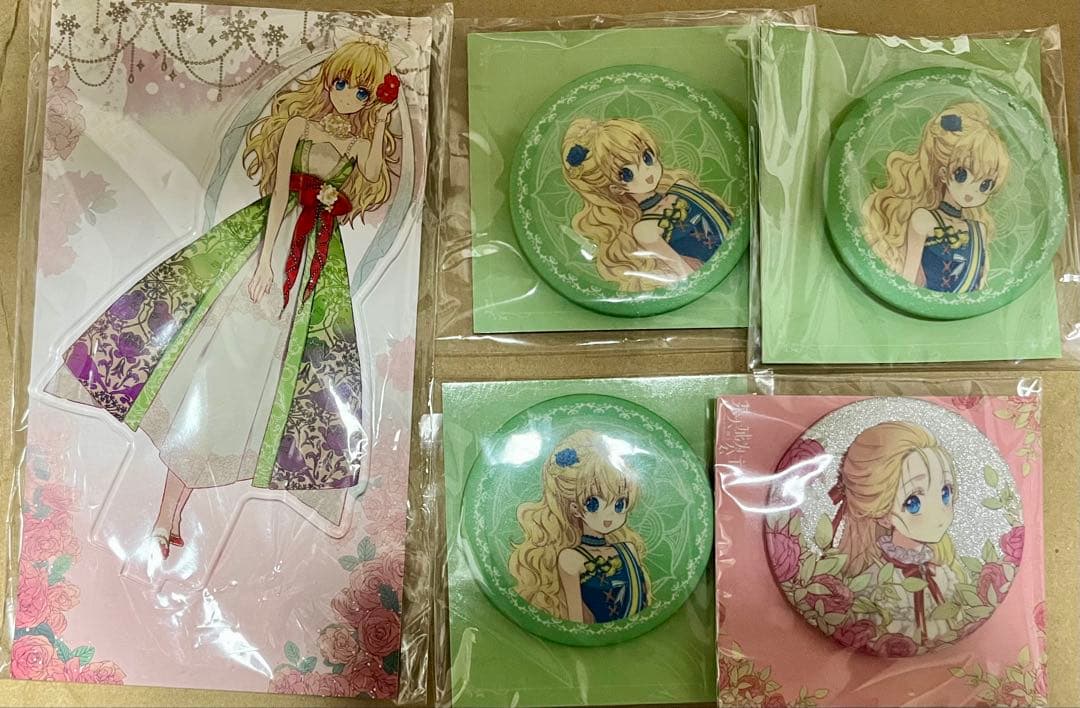 は*な様 ある姫 アタナシア アクリルスタンド グリッター缶バッジ