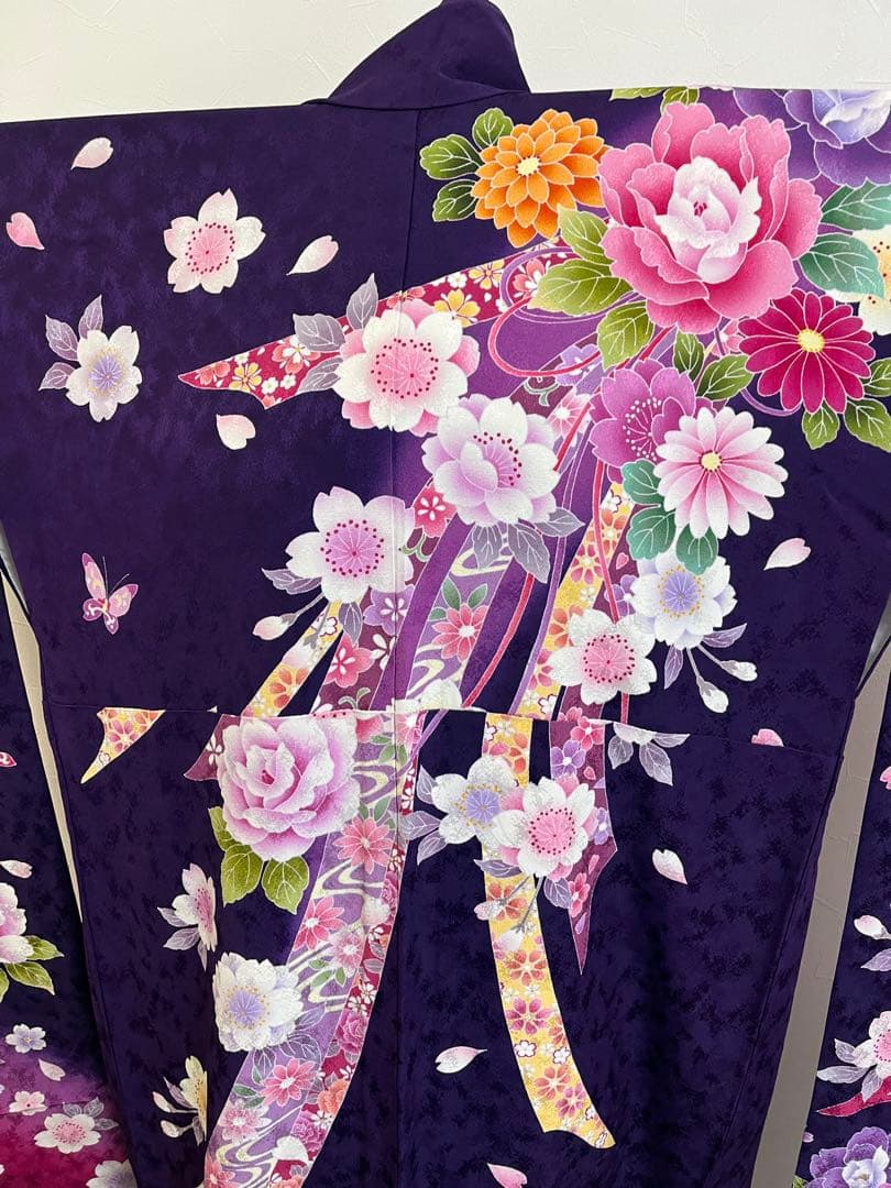 【京都きもの友禅】豪華成人式着物　フルセット刺繍振袖