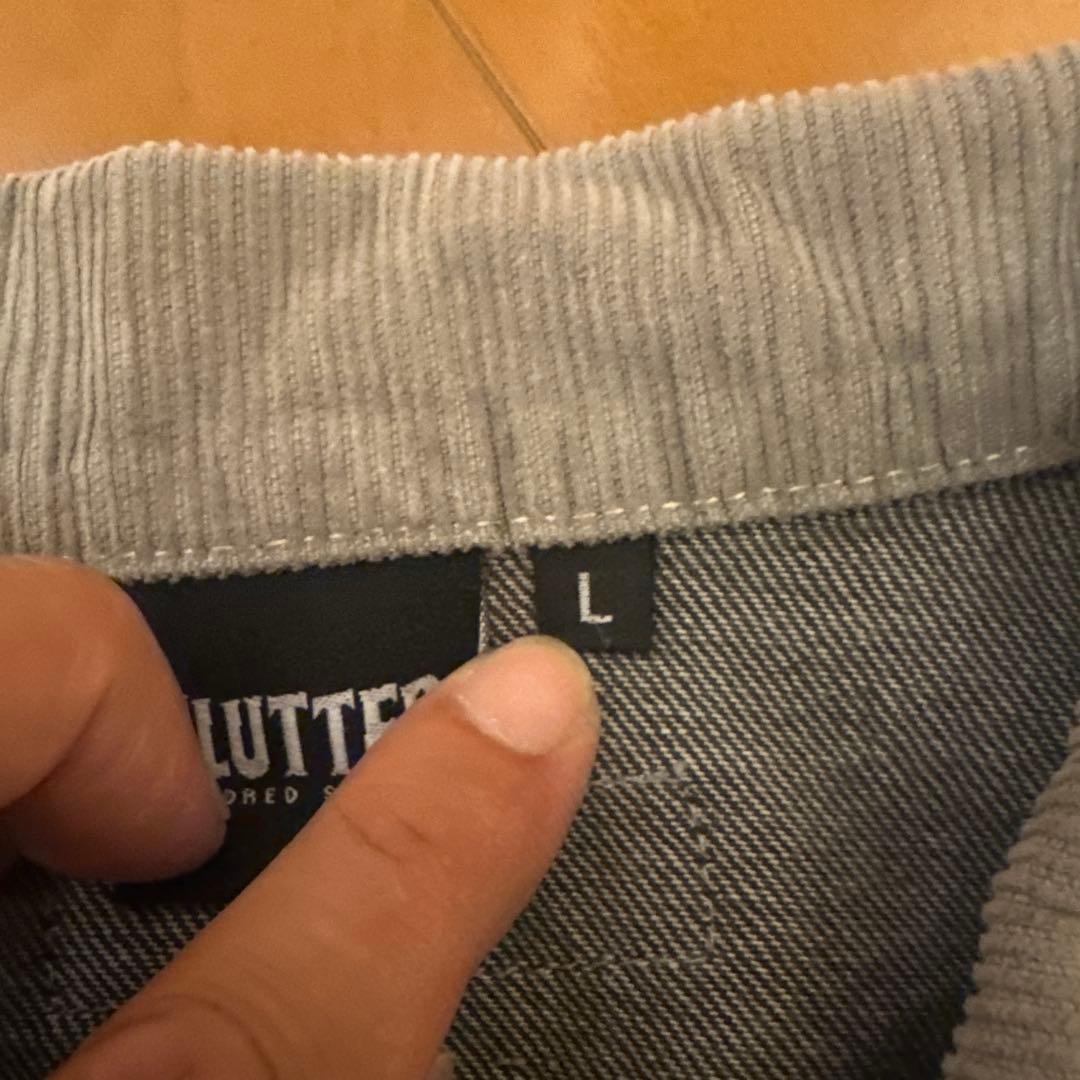 FLUTTER Denim Tracker Jacket BLACK フラッター