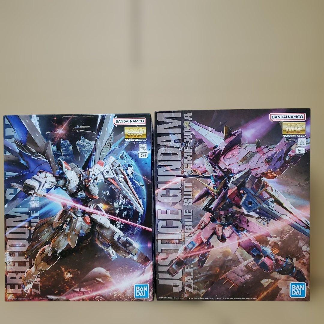 MG フリーダムガンダム & ジャスティスガンダム
