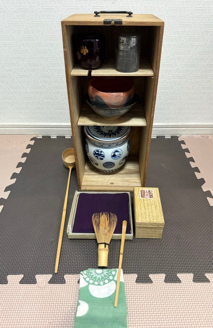 茶道具セット　棗　茶碗　茶杓　長期保管品