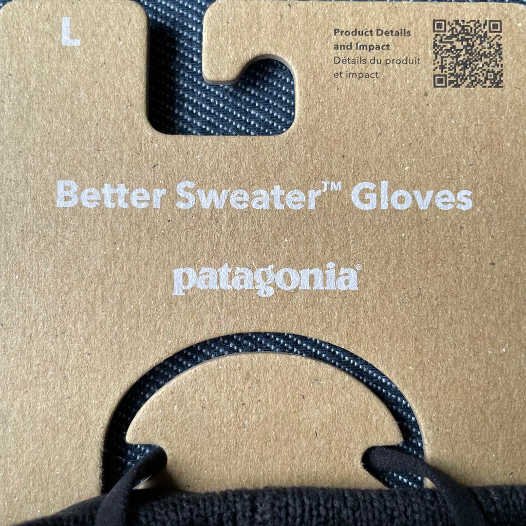 ⭐︎patagonia⭐︎BETTER SWEATER GLOVES 黒　Lサイズ
