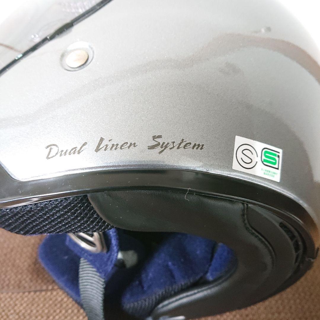 美品　SHOEI ジェットヘルメット　J-Force ディープシルバー　Lサイズ